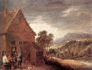 TENIERS, David the Younger Before the Inn fy USA oil painting artist